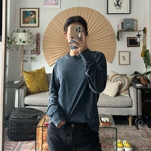 Brandy Melville Navy Blue Long Sleeve